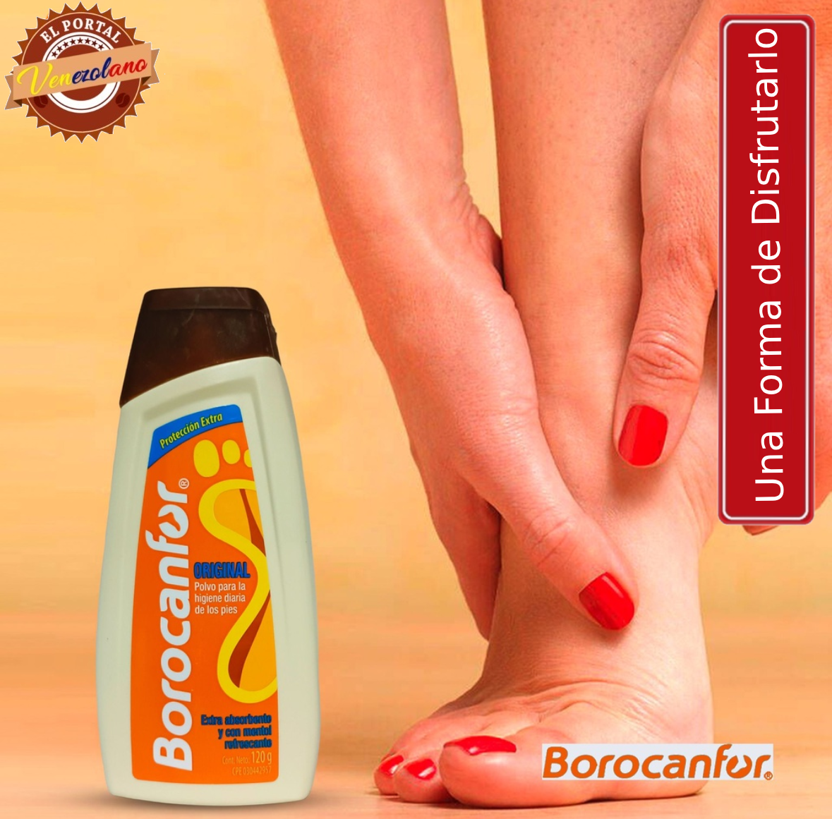 Talco Borocanfor 120g Venezuela