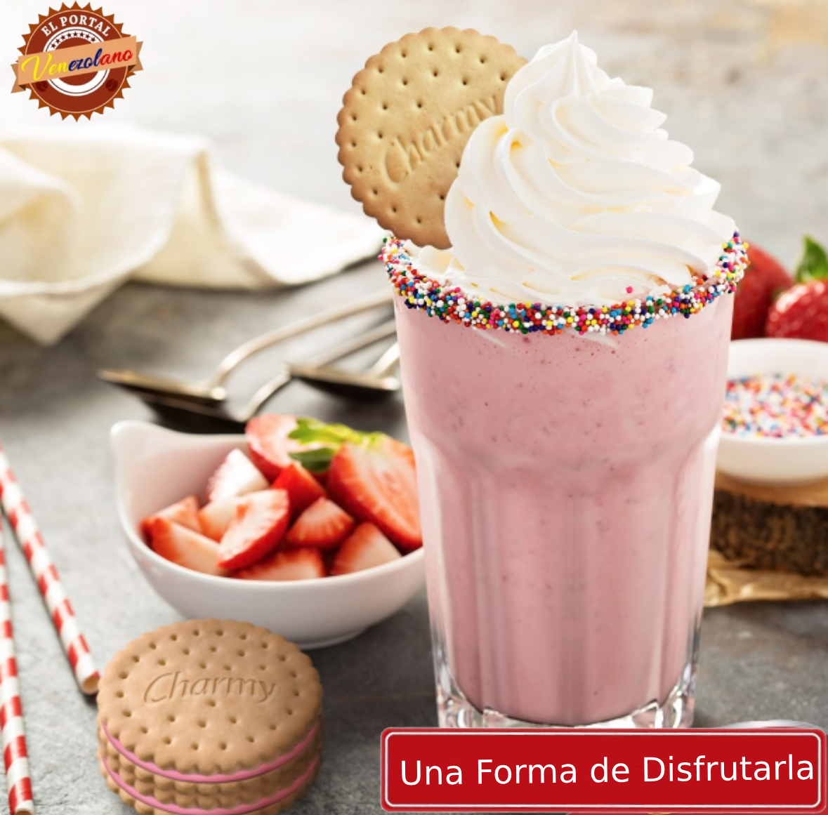 Galletas Charmy Fresa Venezuela