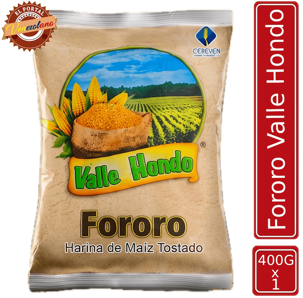 Fororo Valle Hondo 400g venezolano, disponible en Colombia