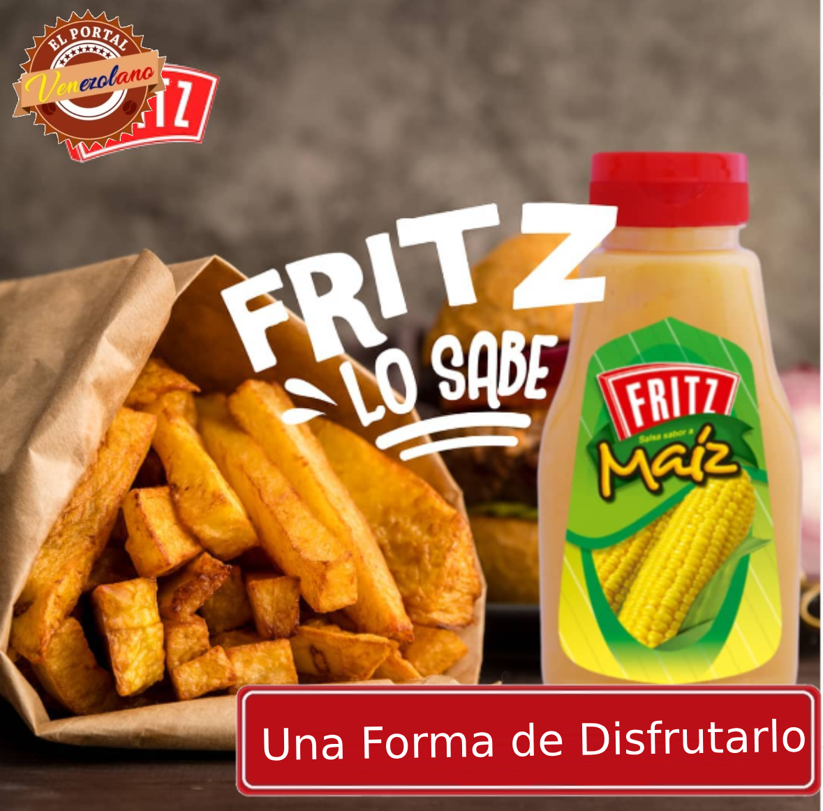 Salsa Fritz de Maíz 240Gr Venezuela