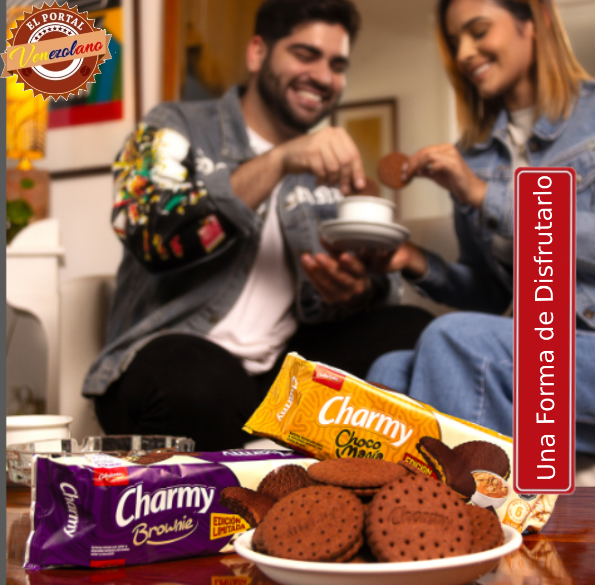 Galletas Charmy Brownie Venezuela x 3