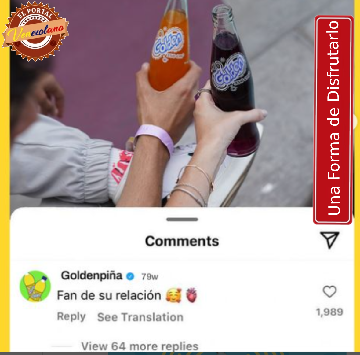 Golden Uva Botella 350 Ml Venezuela x 6