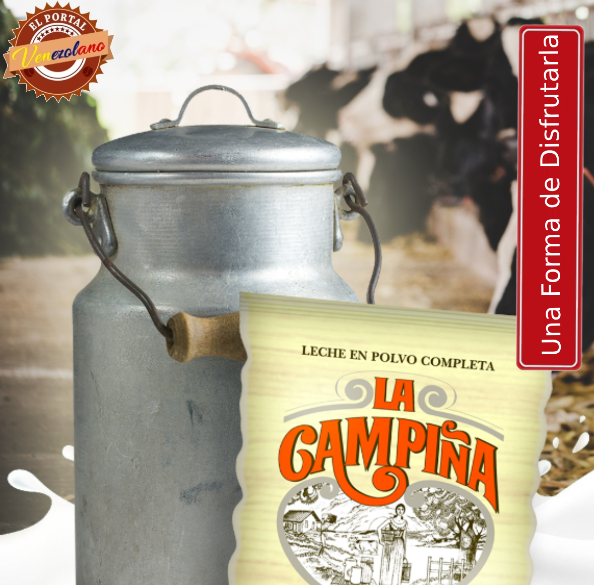 Leche La Campiña Original 200Gr Venezuela