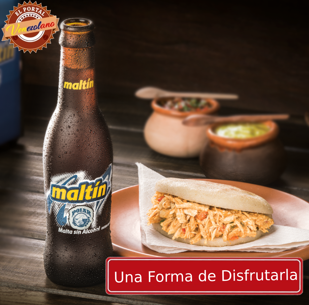 Maltín Polar Botella 222ml Venezolana Original