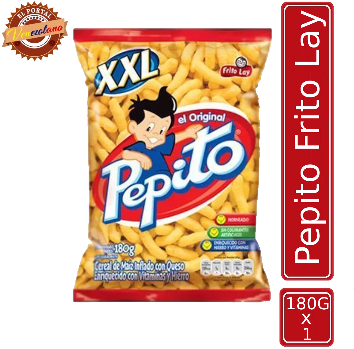 Pepito XXL 180 Gr Frito Lay Venezuela