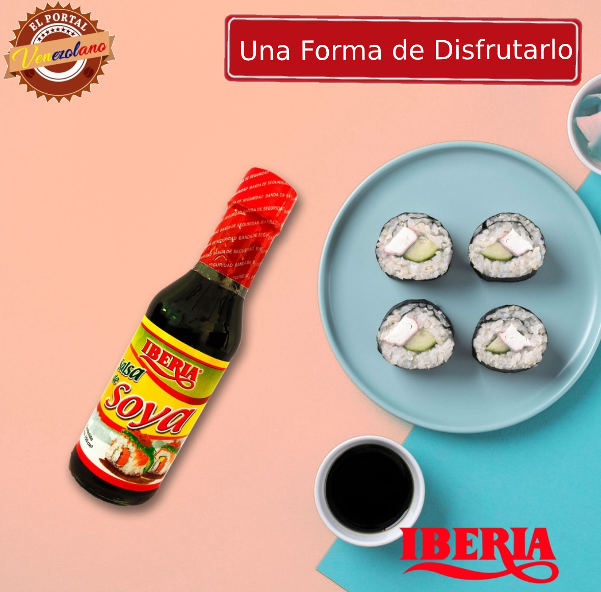 Salsa Iberia Soya, Inglesa y ajo x 3 Venezuela