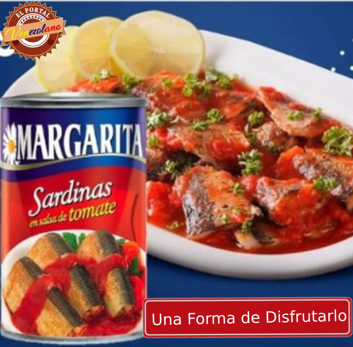 Sardina Margaritas 170g en Salsa de Tomate Venezuela x 6 Unidades