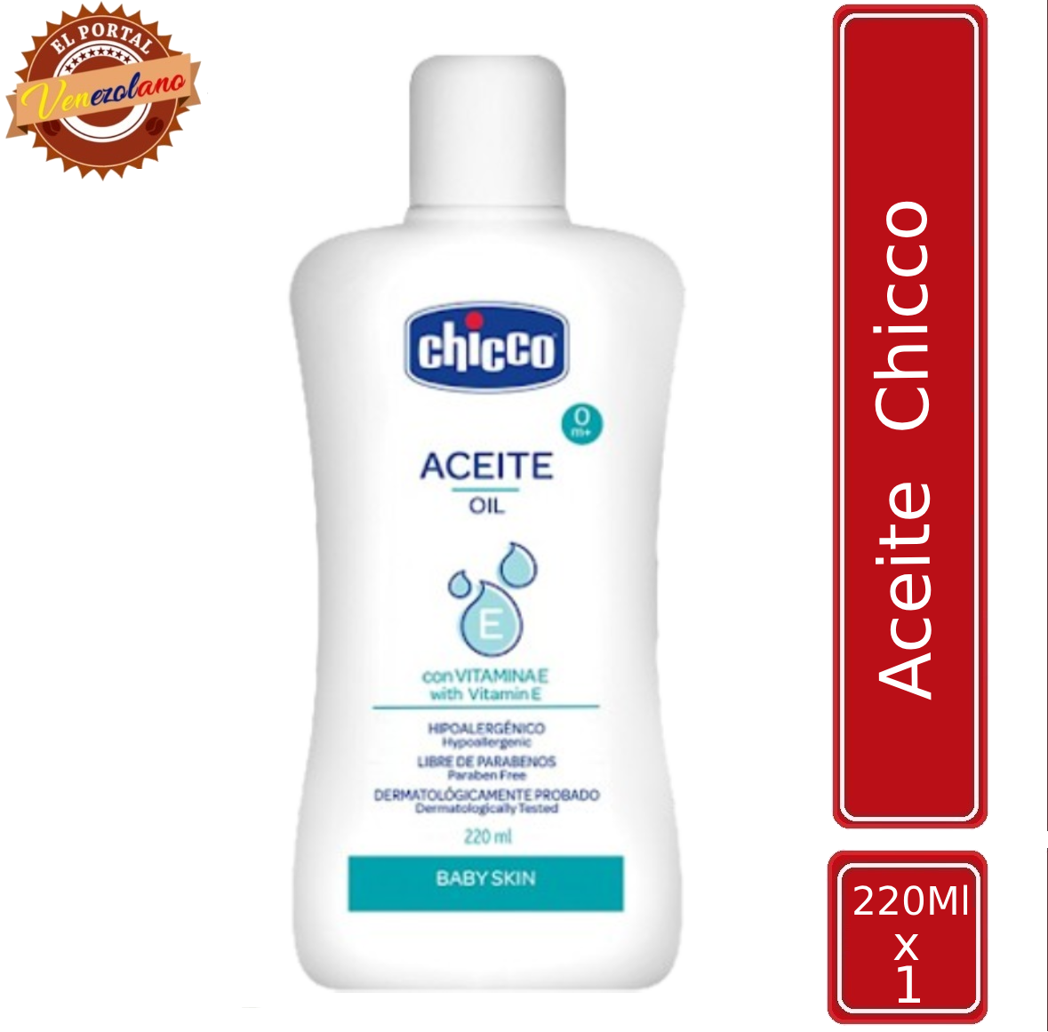 Aceite Para Bebes Chicco Original Venezuela