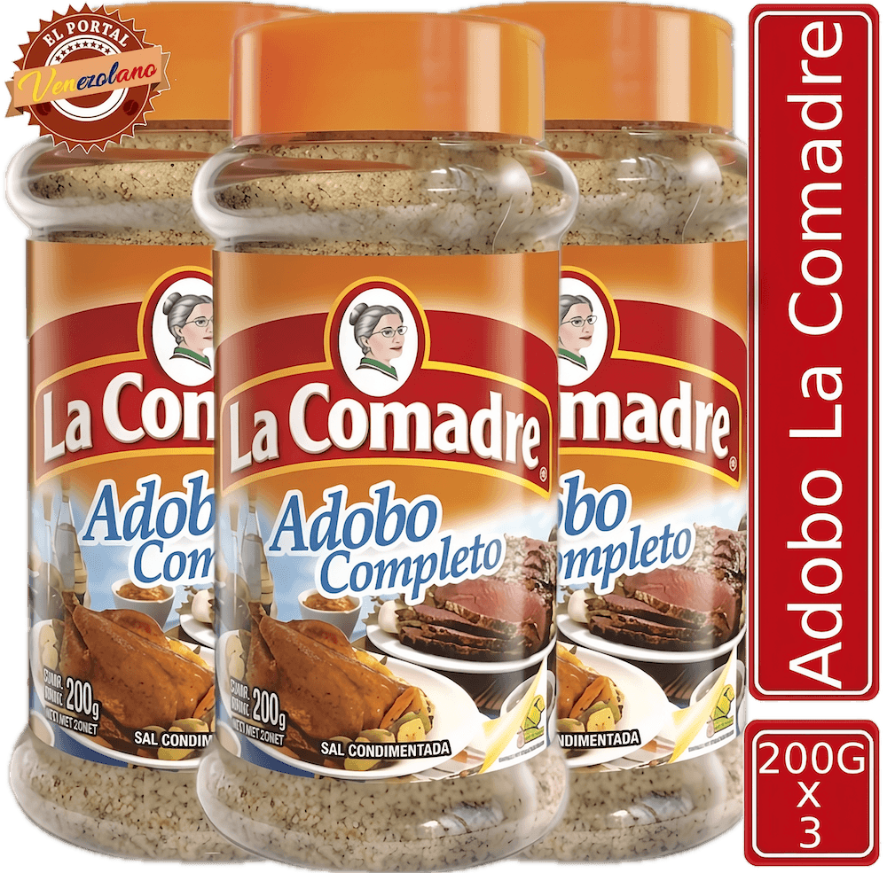 Adobo La Comadre Venezolano x 3 Unidades