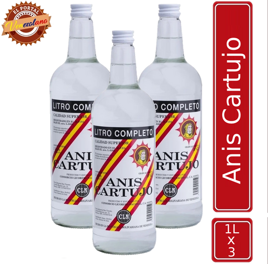 Anis Cartujo Venezuela x 3