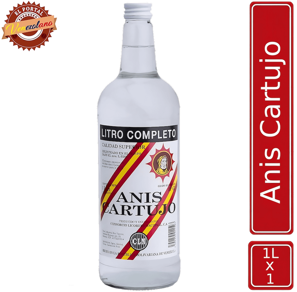 Anis Cartujo Original Venezuela 1 L