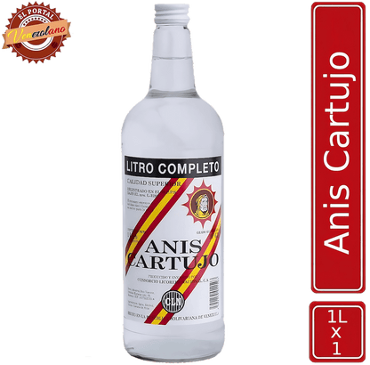 Anis Cartujo Original Venezuela 1 L
