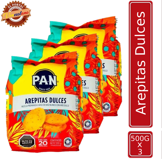 Arepitas Dulces 500G Venezuela x 3