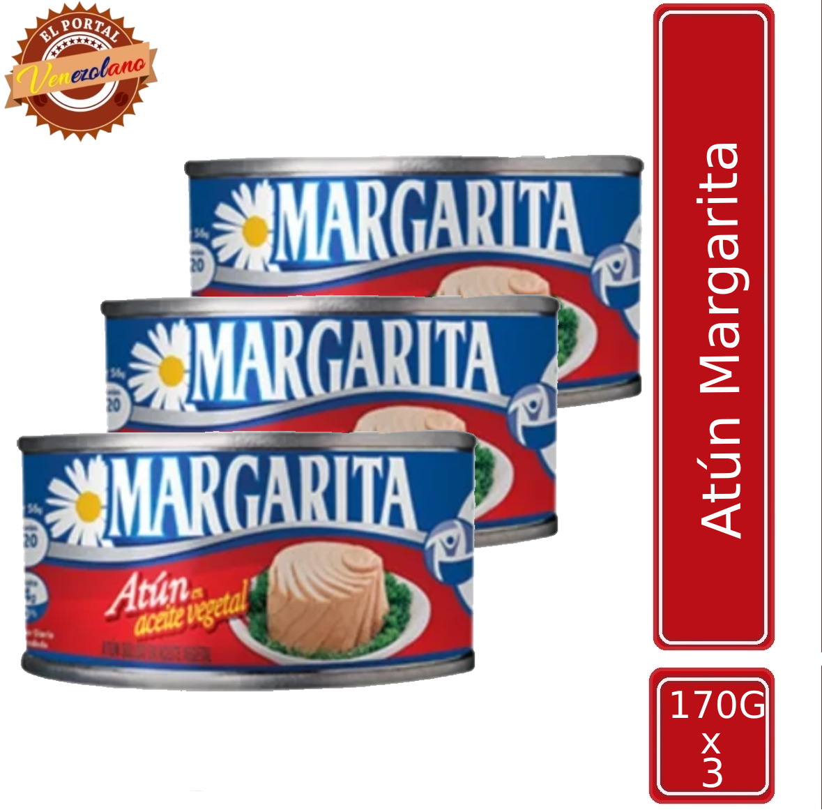 Atún Margarita 170Gr Venezuela x 3