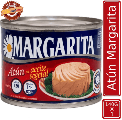 Atún Margarita 140g venezolano, disponible en Colombia