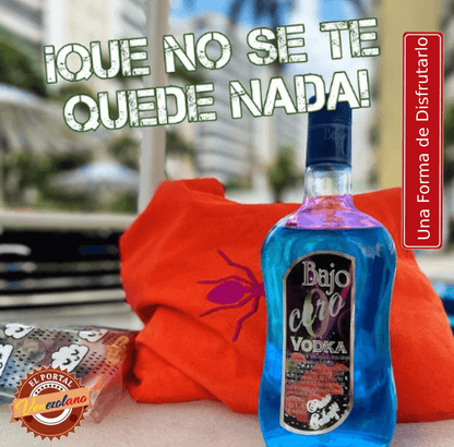 Vodka  Bajo Cero Azul Frutas Salvaje Venezuela
