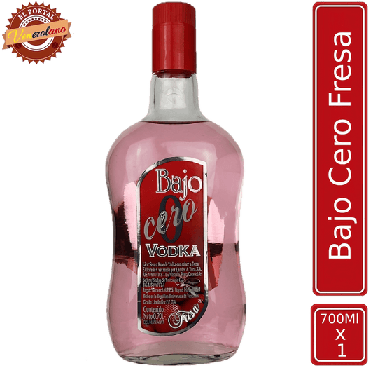 Vodka  Bajo Cero Fresa Venezuela