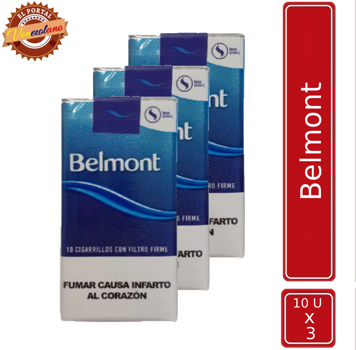 Cigarros Belmont x Medios Venezuela x 3