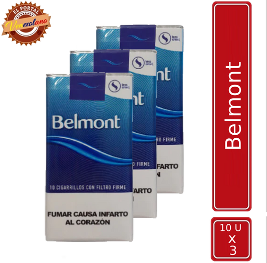Cigarros Belmont x Medios Venezuela x 3
