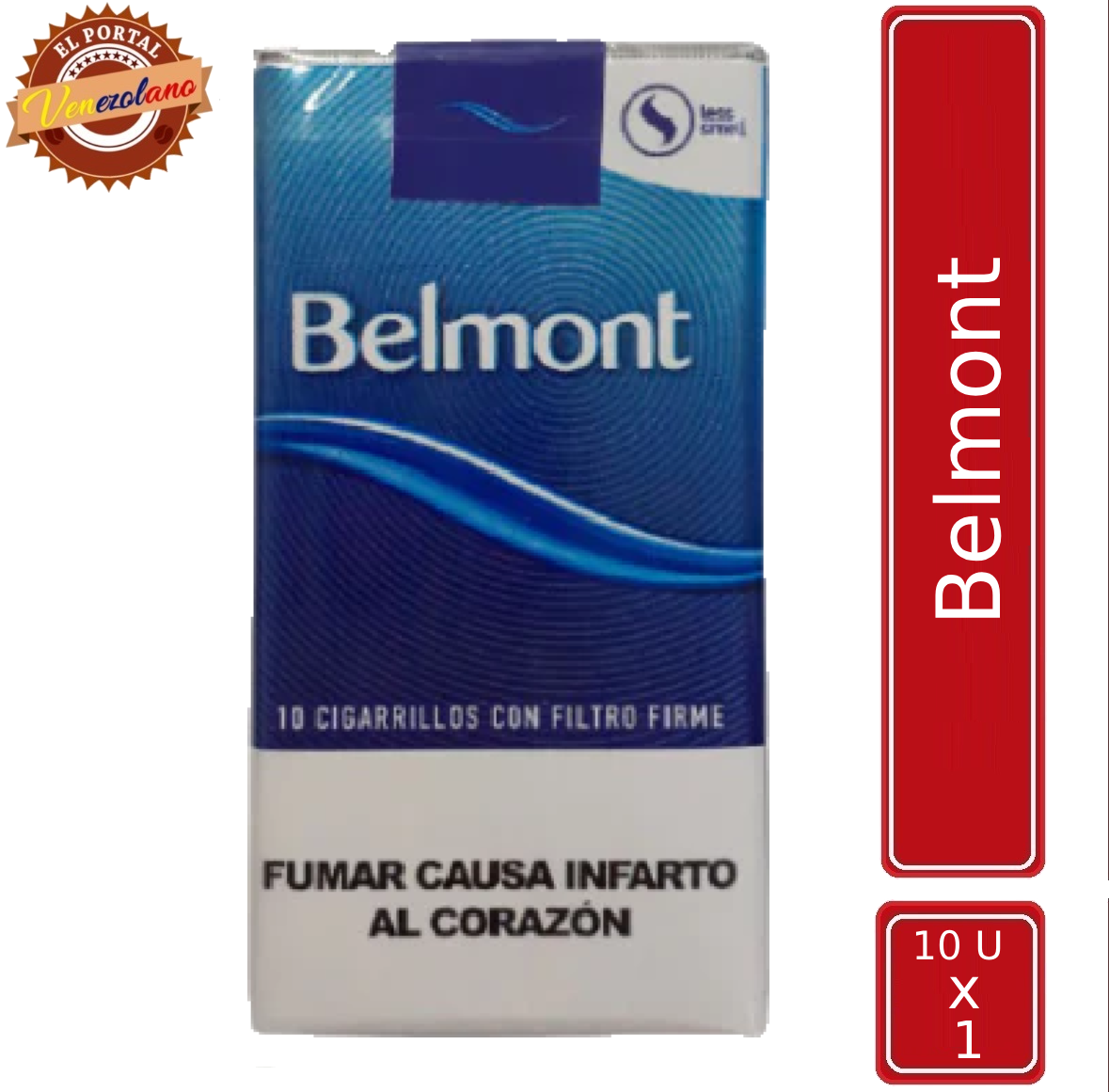 Cigarros Belmont medios venezolanos, disponible en Colombia