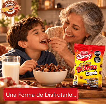 Chocolate Bolero Crunch| Chocolate Original Savoy Venezolano