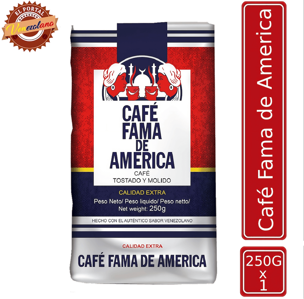Café Fama de América 250g venezolano, disponible en Colombia