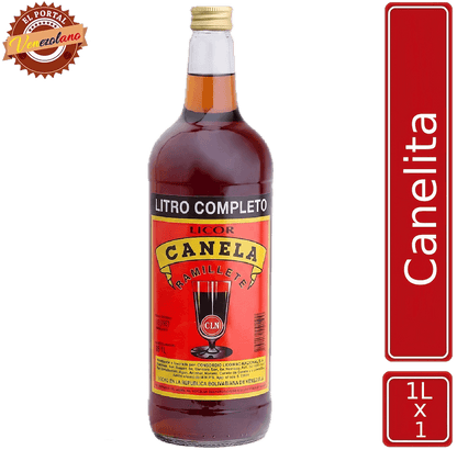 Licor Canelita 1 litro venezolano, disponible en Colombia