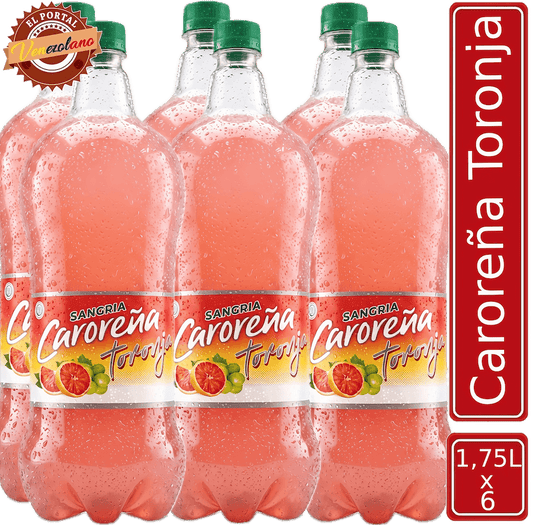 Sangria Caroreña Toronja  1.75 L  Venezuela x 6 Unidades