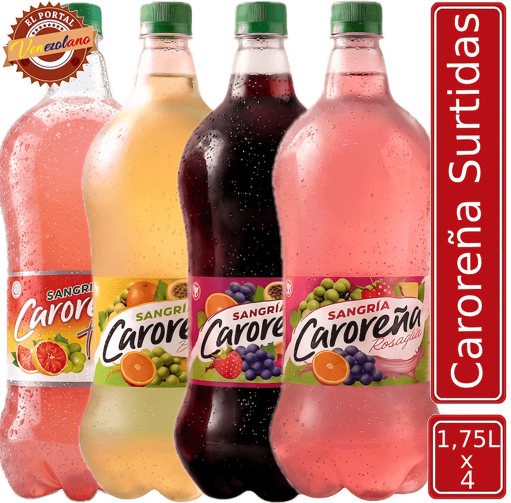 Sangria Caroreña Surtida 1.75 L  Venezuela x 4 Unidades