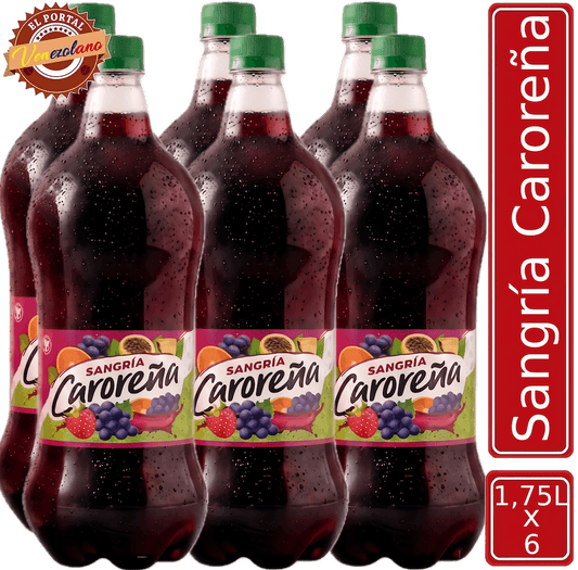 Sangria Caroreña 1.75 L  Venezuela x 6 Unidades