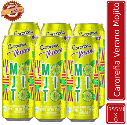 Caroreña Verano Mojito Lata Venezuela x 6