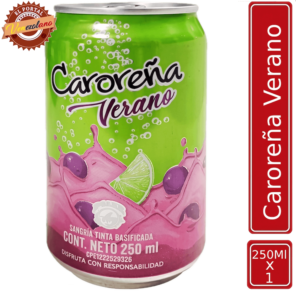 Cerveza Caroreña Verano en lata venezolana, disponible en Colombia