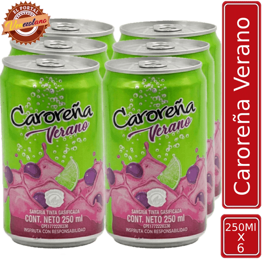 Caroreña Verano Lata Venezuela x 6