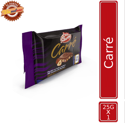 Chocolate Savoy Con Leche Y Avellanas Carré Miní Venezuela