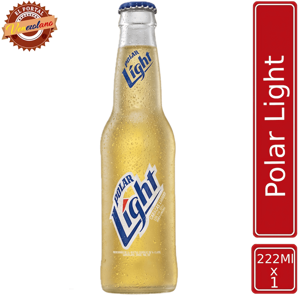 Cerveza Polar Light venezolana, disponible en Colombia