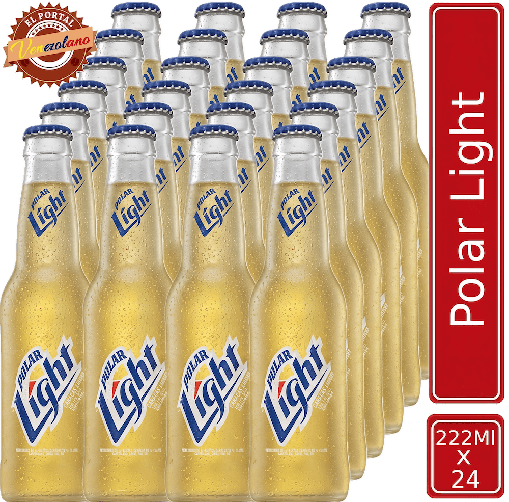 Cerveza Polar Light Venezuela x 24