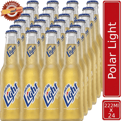 Cerveza Polar Light Venezuela x 24