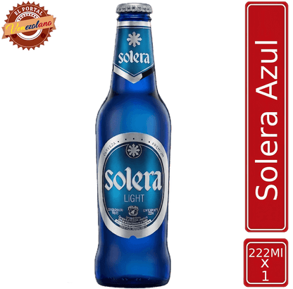 Cerveza Solera Azul venezolana, disponible en Colombia