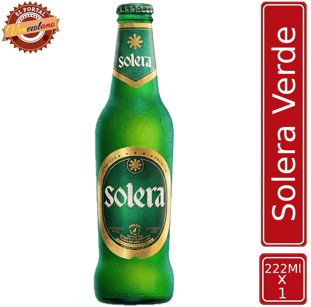Cerveza Solera Verde venezolana, disponible en Colombia