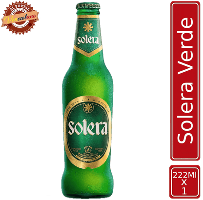 Cerveza Solera Verde venezolana, disponible en Colombia