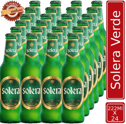 Cerveza Solera Verde Venezuela x 24