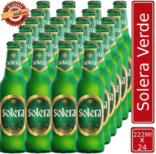 Cerveza Solera Verde Venezuela x 24