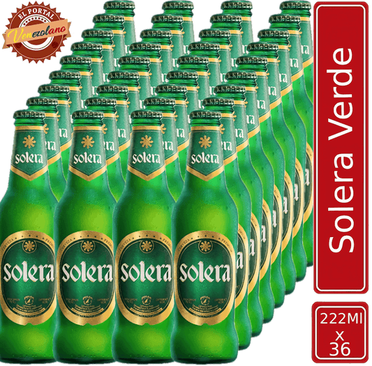 Cerveza Solera Verde Venezuela x 36
