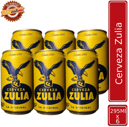 Cerveza Zulia Lata Venezuela x 6