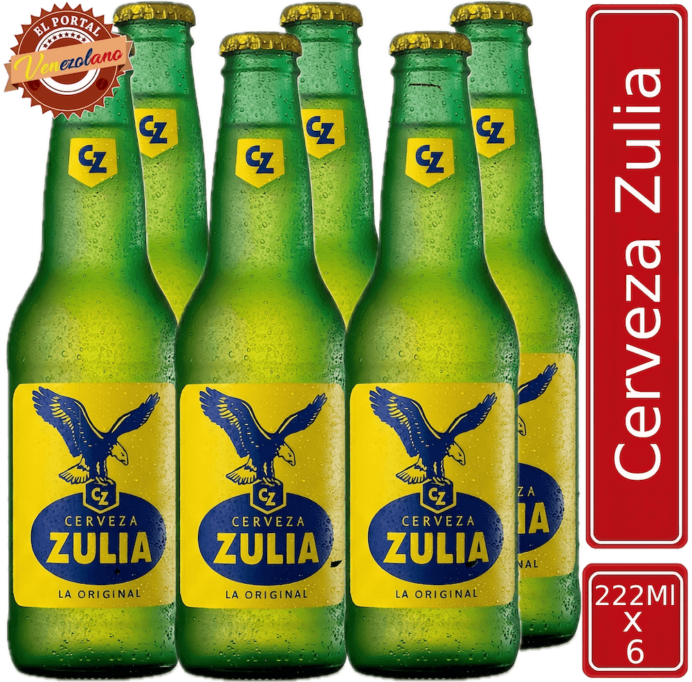 Pack de 6 cerveza Zulia venezolana, disponible en Colombia