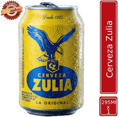 Cerveza Zulia en lata venezolana, disponible en Colombia