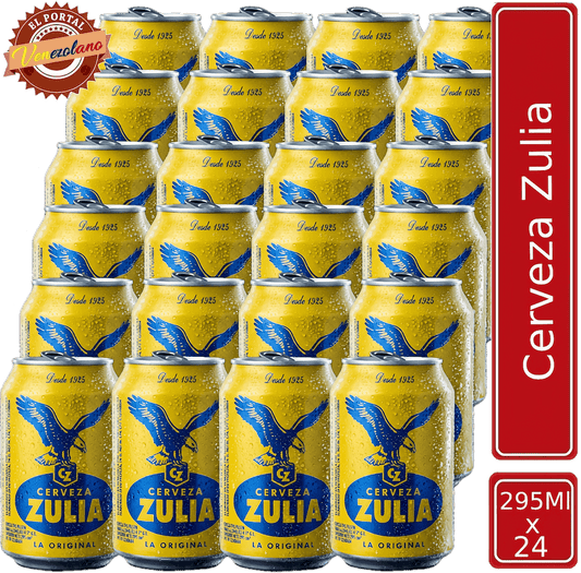 Cerveza Zulia Lata Venezuela x 24