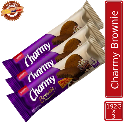 Galletas Charmy  Brownie Venezuela x 3