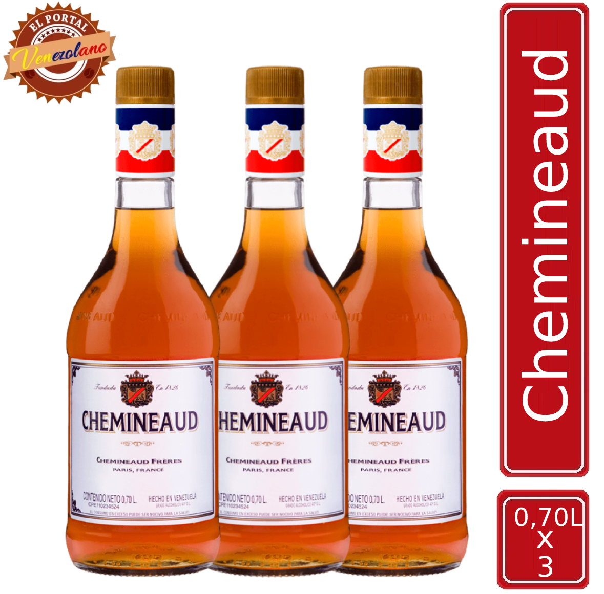 Brandy Chemineaud Venezuela x 3