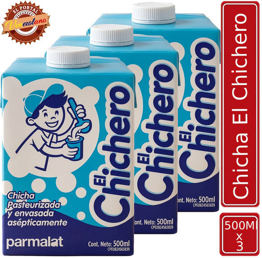 Chicha El Chichero 500 ML  Venezuela x 3 Unidades